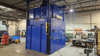 Gas-Fired Batch Oven for Heat Treating Amorphous Metal Cores