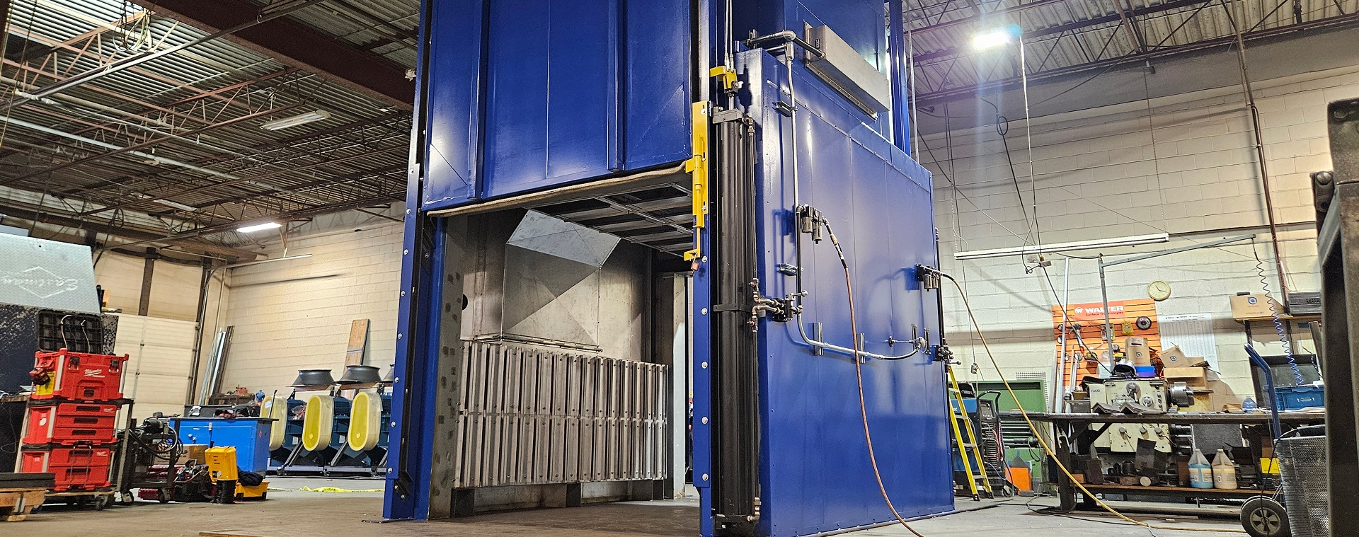 Gas-Fired Batch Oven for Heat Treating Amorphous Metal Cores