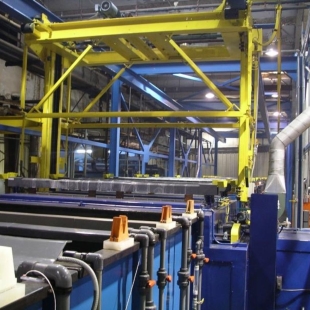 Custom plating lines from Eastman Manufacturing Inc. in Mississauga, Ontario.