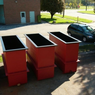 Custom process tanks from Eastman Manufacturing Inc. in Mississauga, Ontario.