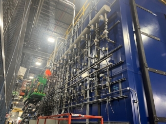 Electrically heated massive batch oven for transformer curing