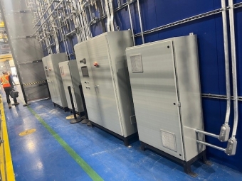 Electrically heated massive batch oven for transformer curing